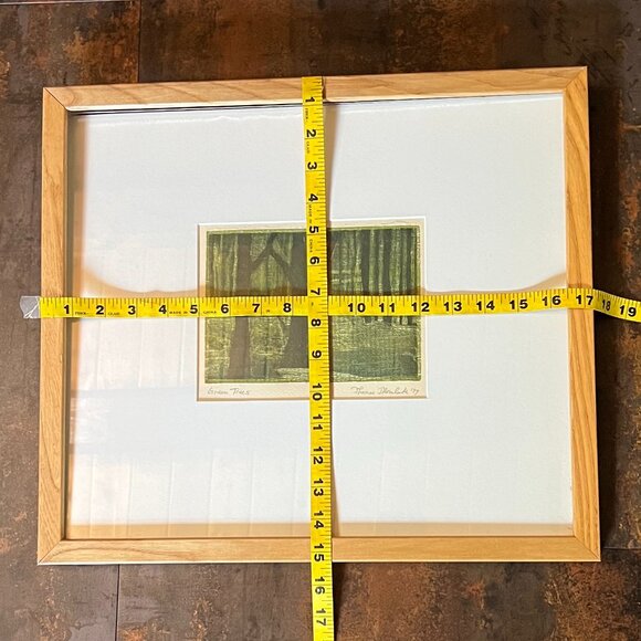 Green Trees Framed Print by Thomas J. Norulak, 1999, Signed by Artist - Picture 3 of 6